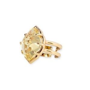 Stella & Dot Canary Arabesque Adjustable Ring